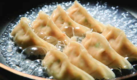 餃子にもこだわり